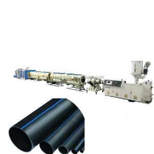 Plastic HDPE/PE water hydraulic production line making machine pe pipe extruder machine