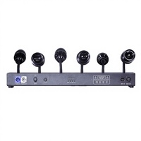Projecteur de scène 6x10W blanc chaud avec zoom, effets Wash et Focus, contrôle DMX pour la maison, les clubs, les bars - Idéal pour l'éclairage de scène DJ, discothèque et fêtes
