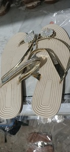 Sandalias de moda con suela de paja para verano, con pedrería plateada y flores, para mujer, sandalias planas para playa y exteriores, sandalias cómodas para dama. - Product Image 6