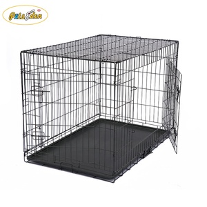 กรงสุนัขลวด<span class=keywords><strong>48</strong></span>นิ้วถาดพลาสติกกรงสุนัข - Product Image 1