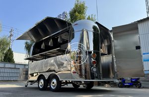 Chariot de restauration mobile sur mesure, couleur personnalisée, pour cuisine de rue, pizzeria, restaurant, fast-food, kiosque, barbecue, food truck - Product Image 5