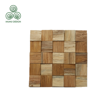 Pannelli Murali a Mosaico in Legno Massello di Design Moderno MUMU DESIGN in <span class=keywords><strong>Rovere</strong></span> di Qualità Premium per Interni e Palestre a Scopo Decorativo - Product Image 4