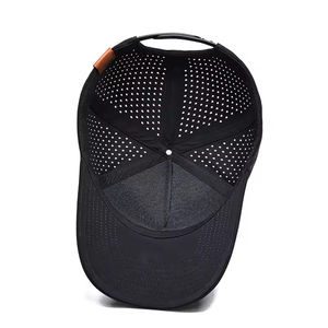 Chất Lượng Cao 100% Polyester Mũ Bóng Chày Tia Laser Không Thấm Nước Cắt Lỗ Đục Nhanh Chóng Khô Tùy Chỉnh Thư Vá Biểu Tượng Thể Thao Lưới - Product Image 4