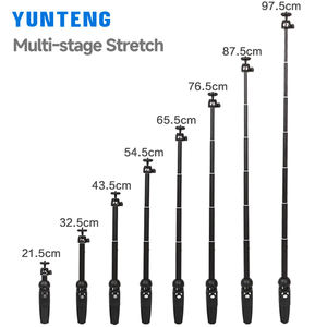 <span class=keywords><strong>Yunteng</strong></span> 9928 - <span class=keywords><strong>Palo</strong></span> <span class=keywords><strong>Selfie</strong></span> Plegable <span class=keywords><strong>de</strong></span> Aleación <span class=keywords><strong>de</strong></span> Aluminio ABS, Ligero y Portátil, Mini Trípode <span class=keywords><strong>de</strong></span> Escritorio, Extensible hasta 1000 mm, para Video al Aire Libre - Product Image 4