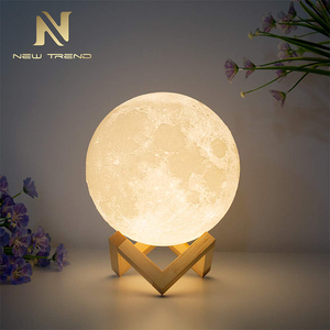Nuovo prodotto del bambino camera da letto 3D stampa a distanza <span class=keywords><strong>di</strong></span> ricarica usb ha condotto la luce della luna <span class=keywords><strong>di</strong></span> <span class=keywords><strong>notte</strong></span> - Product Image 3