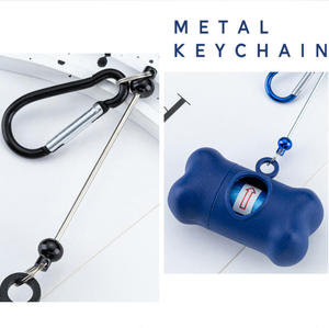 Porte-clés multifonctionnel d'extérieur, mousqueton de randonnée, distributeur de sacs à déjections canines, mousqueton durable pour la marche, le camping, les accessoires de voyage - Product Image 4