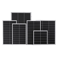 Panel Solar OEM ODM Premium HPBC de 20W 30W con Contacto Trasero Completo, Sin Busbar, Módulo Fotovoltaico de Alta Estética para Proyectos de CCTV e IoT de Alta Gama