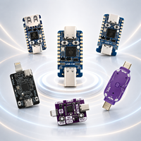 RP2350-USB-A Waveshare USB Mini Development Board Raspberry Pi Arsitektur Dual-core Mikrokontroler 150MHz 520KB SRAM 2MB