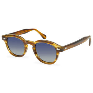 Lunettes de soleil rondes de haute qualité personnalisées faites à la main Lunettes de soleil en acétate classiques et uniques <span class=keywords><strong>TAC</strong></span> - Product Image 3
