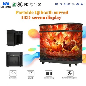 โมดูล LED รูปครึ่งวงกลม GOB ราคาโรงงาน รับประกัน 2 ปี กันน้ำ IP54 ความลึกสี 16 บิต <span class=keywords><strong>ส</strong></span>ำหรับตกแต่งบูธดีเจ จอแสดงผลดีเจ P2.5 - Product Image 4
