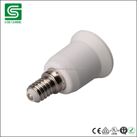 Adaptateur en plastique CE Support de lampe E14 à E27 E27 à E14 Socket