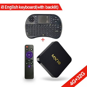 Boîtier TV Android 9.0 Em MX10 4G/32G Lecteur multimédia RK3328 pour TV Box avec prise en charge Mali-450 - Product Image 2