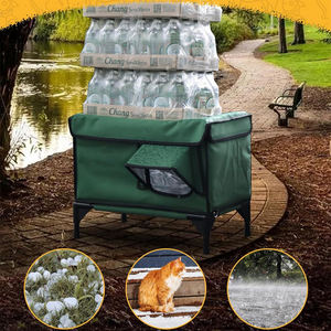 공장 도매 온열 고양이 집 및 애완 동물 매트 외부 방수 안전 야외 고양이 텐트 겨울 - Product Image 3