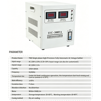 Estabilizador de Voltaje Automático de Alta Eficiencia Monofásico de 3KVA 120V 220V Tipo Servomotor con Protección Contra Sobrevoltaje y Bajo Voltaje