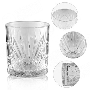 Verres à whisky en cristal transparent 10 oz, verres à whisky pour <span class=keywords><strong>bourbon</strong></span>, liqueur et cocktails - Ensemble de 4 - Product Image 3