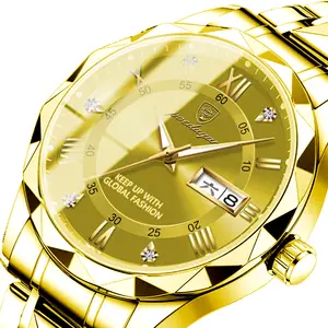 Reloj de cuarzo para hombre de marca suiza, cinturón luminoso resistente al agua, estilo transmisión en vivo, Comercio Exterior, superventas, envío de una pieza