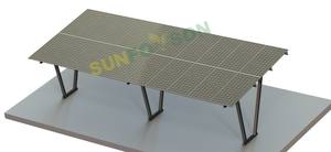 Nouveau support en acier au carbone de conception pour abri d'auto PV énergie solaire Parking Parking Lot Structure de montage Commercial Solar <span class=keywords><strong>Caport</strong></span> - Product Image 3