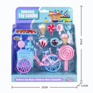JinYing Edad 3+ Juego de 12 Accesorios de Bicicleta de Juguete de Alta Frecuencia para Juego de Imitación, Juguetes de Postres - Product Image 6