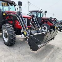 Nouveau design, vente chaude : Tracteur agricole à roues chauffantes de type cabine 150 CV 1504