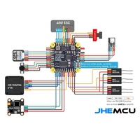 Contrôleur de vol métallique JHEMCU GF30F435 ICM42688P OSD GPS avec boîte noire 16M Baromètre SPL06 3-6S LIPO 30.5Mx4M Drone FPV RC