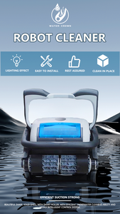 Nettoyeur de <span class=keywords><strong>piscine</strong></span> robotisé Water Crown, robot de nettoyage automatique qui grimpe aux murs avec des brosses de récurage pour <span class=keywords><strong>piscine</strong></span> creusée - Product Image 4