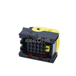 15 pin nữ màu đen kín không thấm nước ô tô dây điện khai thác kết nối 1-1534126-1 - Product Image 1