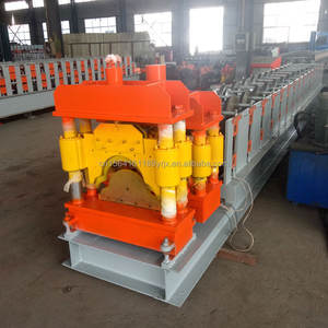 금속 능선 캡 지붕 타일 콜드 롤 만들기 기계 지붕 능선 캡 롤 성형 기계 - Product Image 6