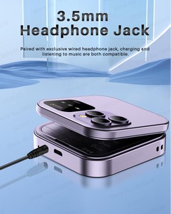 Téléphone portable pliable 1,77 pouces double SIM I16 Pro Lady Cover avec MP3, fonction voix magique, lampe torche, numérotation rapide, téléphone à clapet pour seniors - Product Image 6