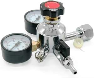 Uweld Hot Sales CGA320 Duplo calibre <span class=keywords><strong>CO2</strong></span> Cerveja regulador com Válvula De Alívio Casa Barril De Cerveja - Product Image 2