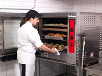 Four combiné commercial luxueux à 6 plateaux pour la transformation des aliments, idéal pour la maison, fonctions poulet frit