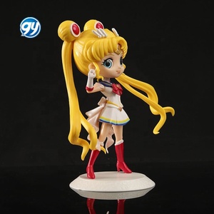 15.5cm 2 pièces Sailor Moon Figure Anime dessin animé Usagi Chibiusa poupée jouet Statue - Product Image 5