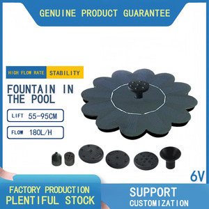 1.4W a forma di fiore Fontana di Energia solare senza batteria <span class=keywords><strong>per</strong></span> il <span class=keywords><strong>giardino</strong></span> e stagno - Product Image 4