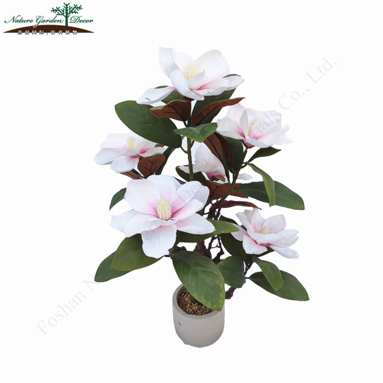 Artificial Small Tree Small Bonsai Tree Sale Home Decoration Artificial Magnolia Tree Orchid Flower