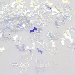 <span class=keywords><strong>Paillettes</strong></span> de deux couleurs pour filles, Nail Art, 4x6mm, à la mode, accessoires de beauté, ornement, vente en gros, nouvelle collection - Product Image 5