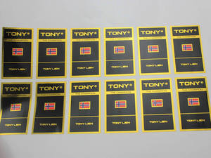 Étiquettes autocollantes personnalisées en papier doré à chaud pour bouteilles de vin - Product Image 4