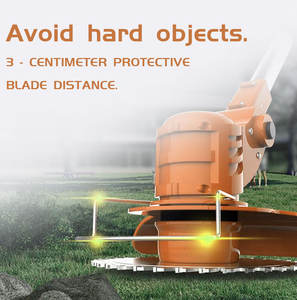 लिथियम कॉर्डलेस हैंडहेल्ड लॉन मोवर और खरपतवार ट्राइमर समायोज्य ऊंचाई के साथ समायोज्य ऊंचाई के साथ - Product Image 5