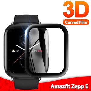 Protector de pantalla completo para reloj inteligente Amazfit <span class=keywords><strong>ZEPP</strong></span> E A1957, suave, PMMA + PC, 3D, borde curvo, película protectora - Product Image 5