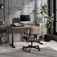 Bureau électrique moderne réglable en hauteur avec panneau de bureau multicolore, bureau d'ordinateur assis-debout avec mémoire de position, table de travail réglable pour la maison