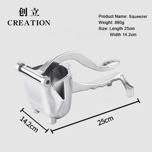 المصنع مباشرة شريط الفولاذ المقاوم للصدأ اليد الصحافة صانع المحمولة دليل الفاكهة التوت الإبداعية أداة عصارة الليمون كليب عصارة - Product Image 4