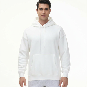 Ropa para Hombre, Sudadera Básica Holgada con Media Cremallera y Capucha, Sudaderas con Estampado Personalizado, Alta Calidad, Tallas Grandes, 420 g/m², Terciopelo Suave, 100% Algodón - Product Image 1