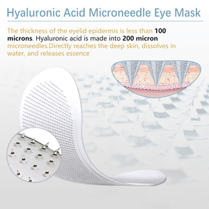 Una Caja Contiene 3 Mascarillas Oculares de Ácido Hialurónico Microcristalino, Parches de Mascarilla Ocular con Microagujas Hidrocoloides, Mascarillas Oculares Hidratantes - Product Image 2