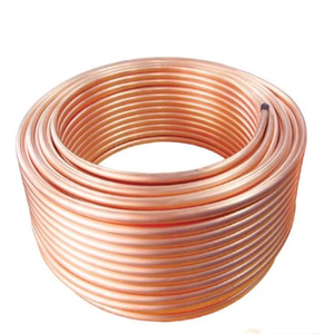 Tuyaux de cuivre de réfrigération de haute qualité, grade C11000, <span class=keywords><strong>1</strong></span>/<span class=keywords><strong>4</strong></span>'', <span class=keywords><strong>3</strong></span>/<span class=keywords><strong>8</strong></span>'', <span class=keywords><strong>1</strong></span>/2'', AC, découpe, soudage et pliage sur mesure, ASTM B280, 99% Cu - Product Image 1