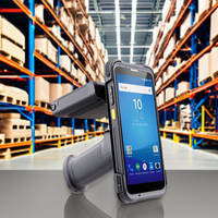 Lector UHF RFID Terminal de datos móvil portátil Android 13 860-920MHz 20m de largo alcance Nueva versión para gestión de almacenes