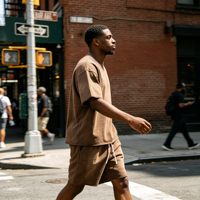 Ensemble deux pièces homme : T-shirt et short streetwear 350 GSM en coton 100% avec ourlet brut, coupe oversize, logo personnalisé, teinture par pulvérisation et effet délavé