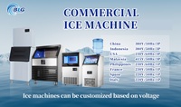 Machine de fabrication de blocs de glace industrielle 1t 2t 3t 5t 8t 10t 15t 20t 25t 30t 40t