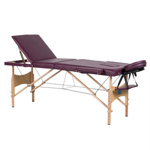 Diskon besar meja <span class=keywords><strong>Chiropractic</strong></span> kulit isi busa 3 bagian lipat tempat tidur kecantikan tempat tidur pijat untuk terapi fisik Spa - Product Image 6