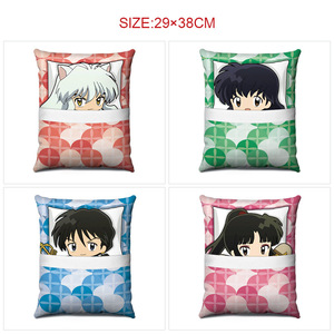 Almohada de <span class=keywords><strong>Peluche</strong></span> de <span class=keywords><strong>Inuyasha</strong></span>, Cojín de Sofá con Diseño Animado Bidimensional - Product Image 1