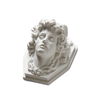 JY Méduse Art Aromathérapie Pierre Ornement Plâtre Statue Diffuseur pour Décoration Maison Musée Souvenir Cadeau