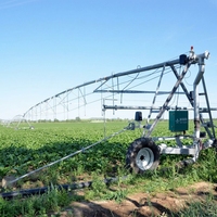 Système d'irrigation par aspersion linéaire à déplacement latéral pour grandes exploitations agricoles, économie d'eau, couverture de 98 %, distribution uniforme