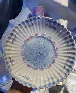 Assiettes à dîner en céramique personnalisées-Blue Ocean Style Shell Design Assiette à vaisselle Personnalisable Vaisselle Party Use Fabricant - Product Image 6